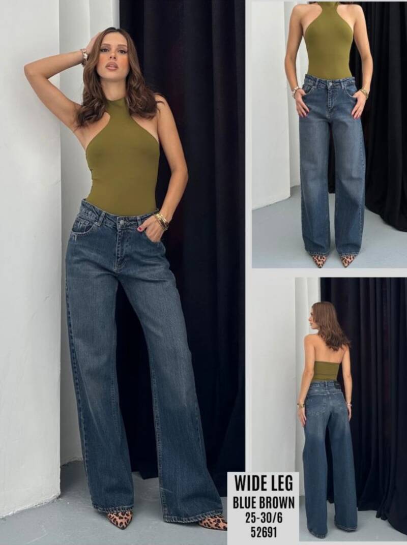 Spodnie damskie jeansy Roz 25-30, 1 Kolor Paczka 6 szt